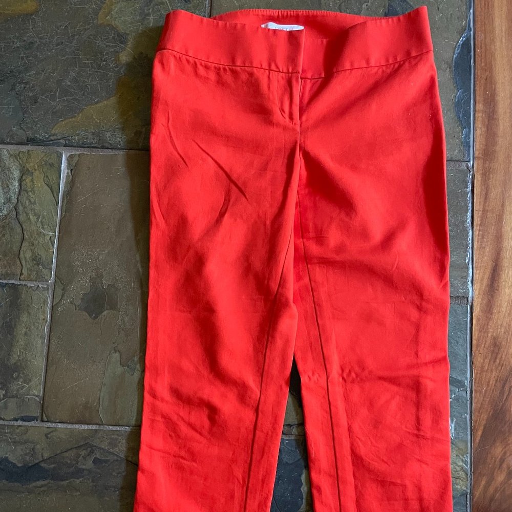 Orange Ann Taylor summer pants